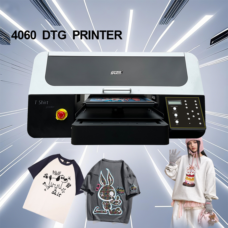 Commercial Printing Machine For Clothes - تي شيرت طابعة رقمية 4060 موديل