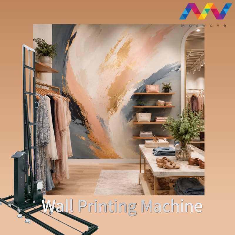 Commercial Wall Printing Machine - طابعة جدارية محمولة بدقة 52880 نقطة