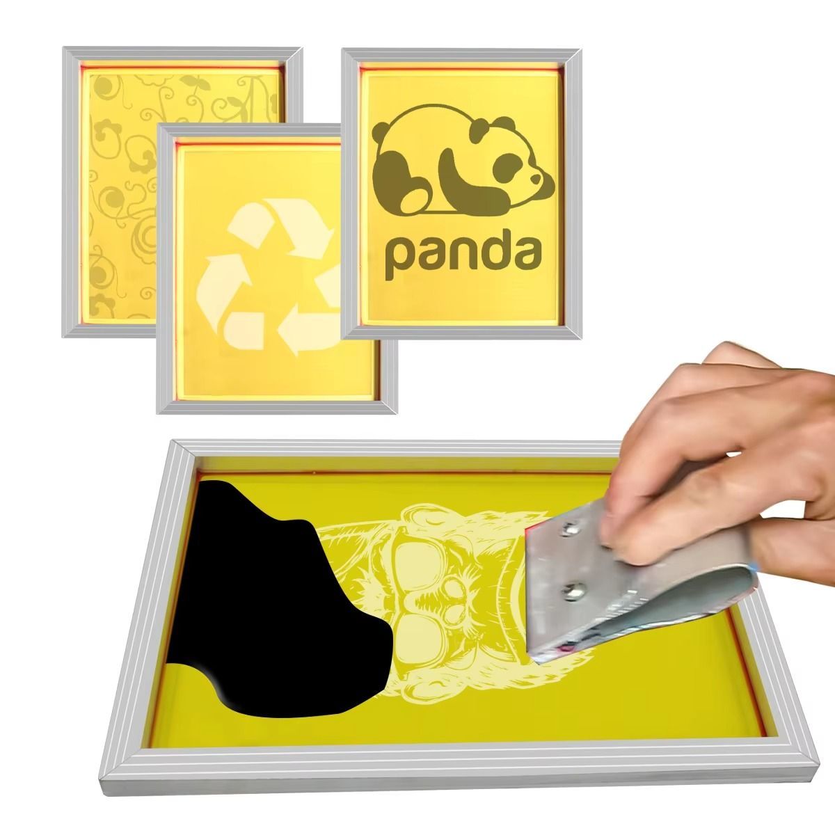 Screen Printing Frame Mesh - إطار شاشة حريرية من الألومنيوم 43