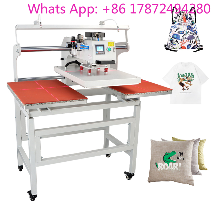 Commercial Label Printing Machine - ماكينة كبس حراري كهربائية مزدوجة للطباعة