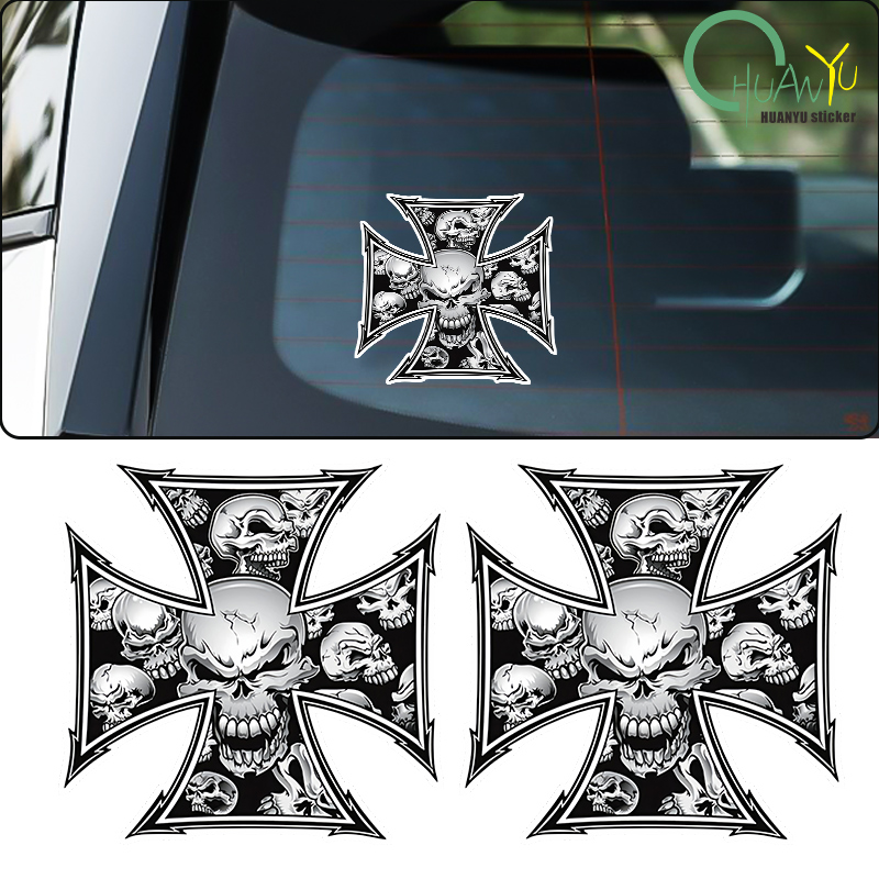 Embroidery Digitizing Software - جمجمة ملابس كبيرة أبيض وأسود تطريز