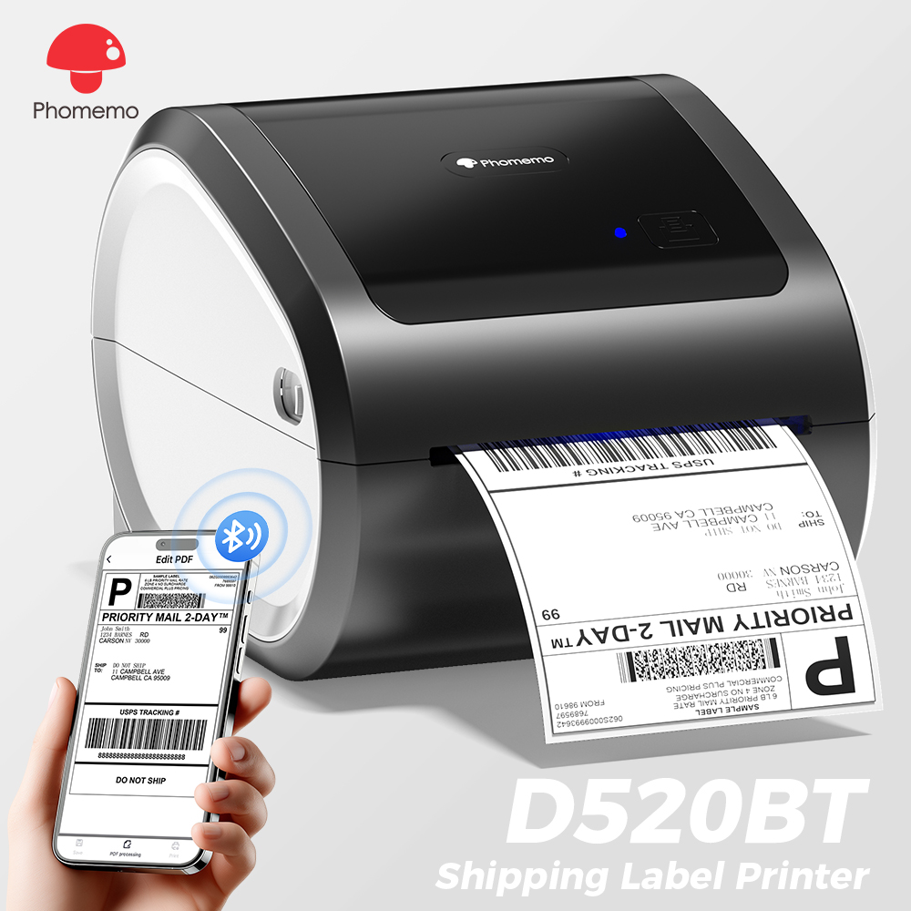 Commercial Shirt Printing Machine - Phomemo D520BT سماعة لاسلكية تعمل بالبلوتوث