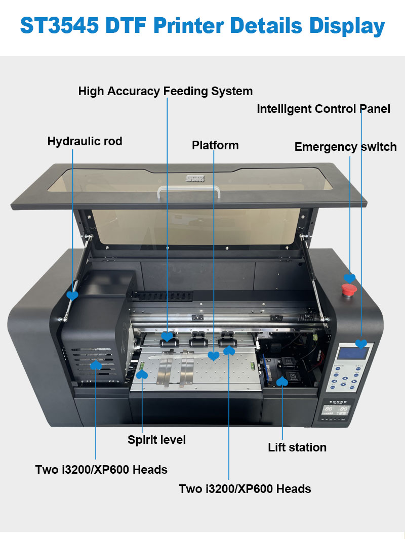 طابعة DTF مقاس A3 بطول 30 سم م - مراجعة Commercial Printing Machine For Clothes وسعره