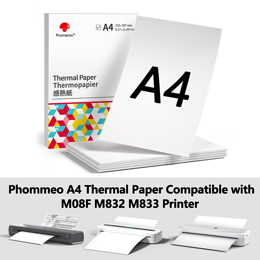 ورق طابعة حرارية محمولة Phomem - مراجعة Commercial Label Printing Machine وسعره
