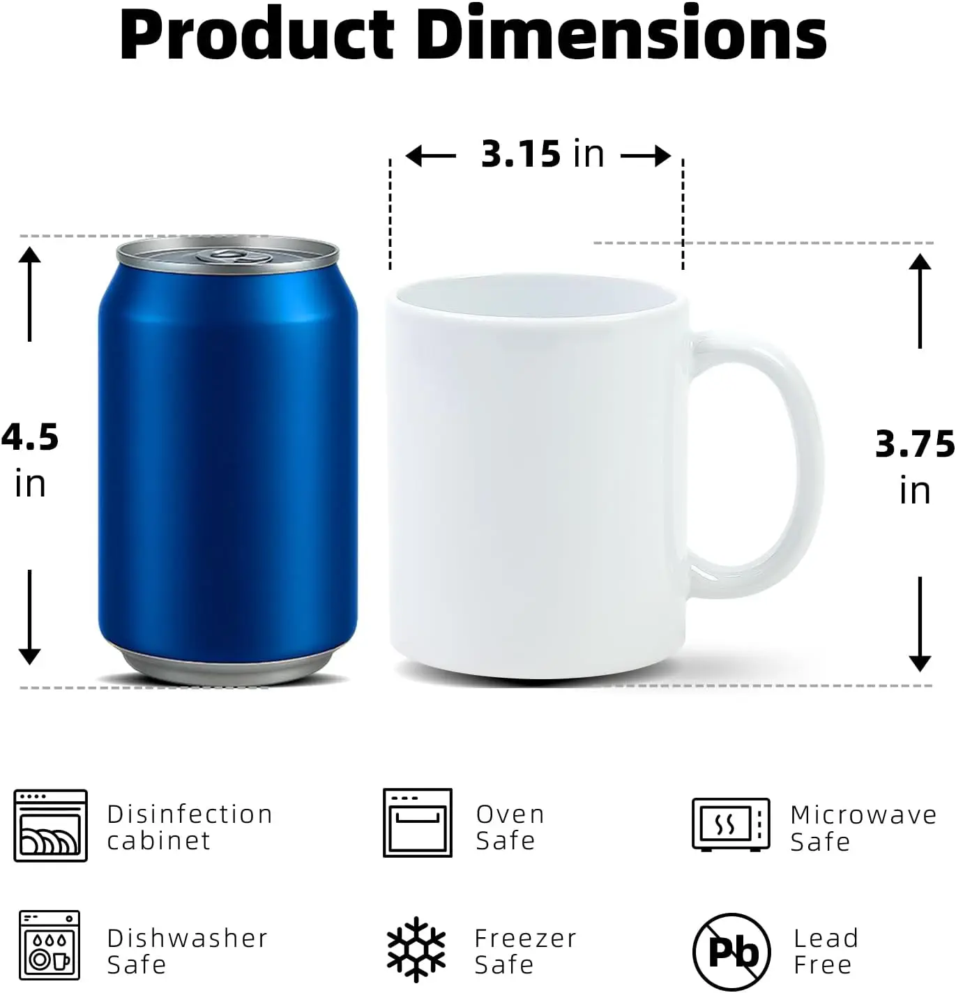 أكواب سيراميك للطباعة بالحرارة - مراجعة Sublimation Mug Blank وسعره