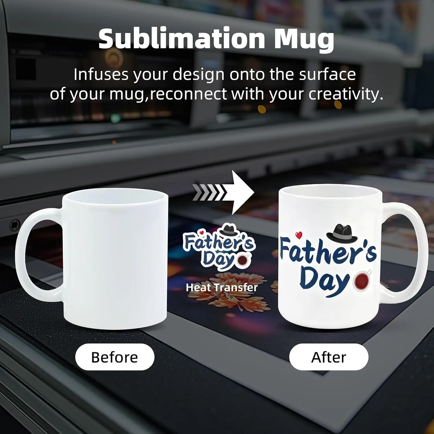 أكواب سيراميك للطباعة بالحرارة - مراجعة Sublimation Mug Blank وسعره