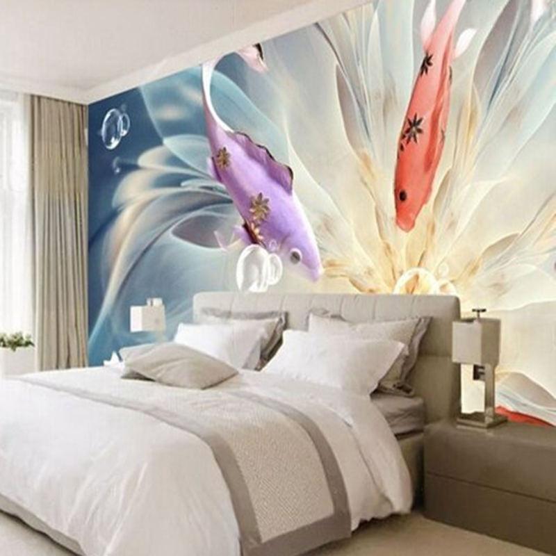تلفزيون أسماك الطاووس المنقوش  - مراجعة Commercial Wallpaper Printing وسعره