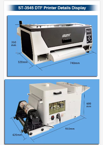 طابعة DTF صغيرة للمكتب بعرض 30 - مراجعة Commercial Printing Machine For Clothes وسعره