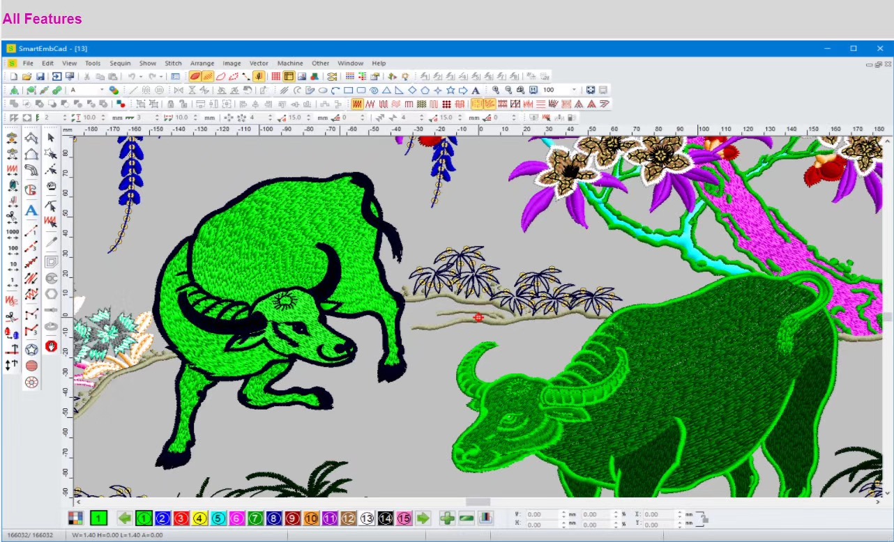 برنامج ترقيم الأشكال الرقمية ل - مراجعة Embroidery Digitizing Software وسعره