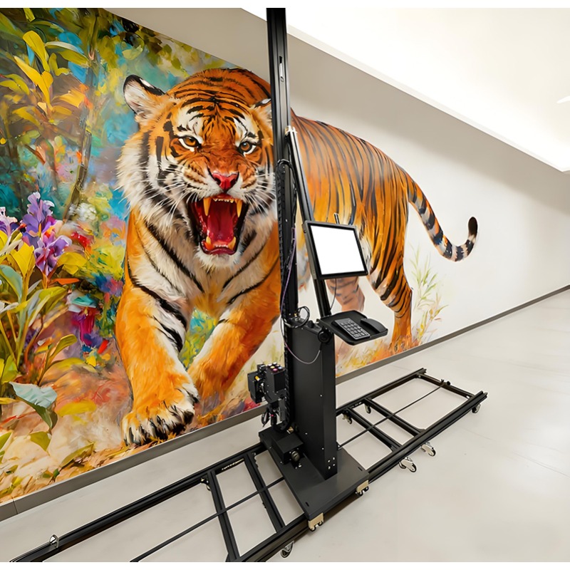 آلة طباعة جدارية بالأشعة فوق ا - مراجعة Commercial Wall Printing Machine وسعره