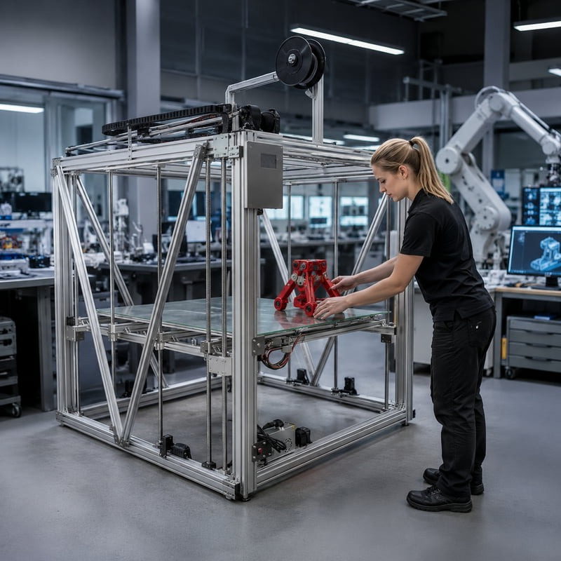طابعة ثلاثية الأبعاد كبيرة الح - مراجعة 3D Printing Commercial Use وسعره