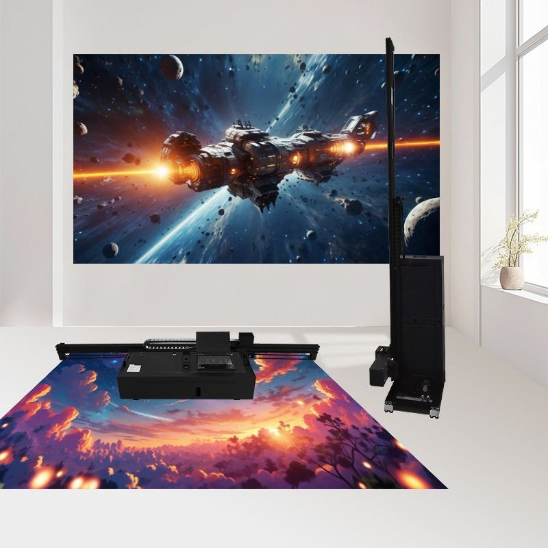 آلة طباعة جدارية بالأشعة فوق ا - مراجعة Commercial Wall Printing Machine وسعره