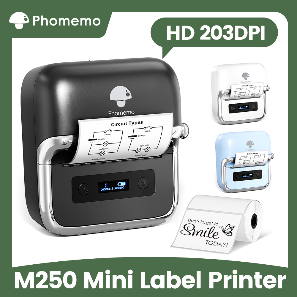 Phomemo M250 صانع الملصقات 75  - مراجعة Commercial Shirt Printing Machine وسعره