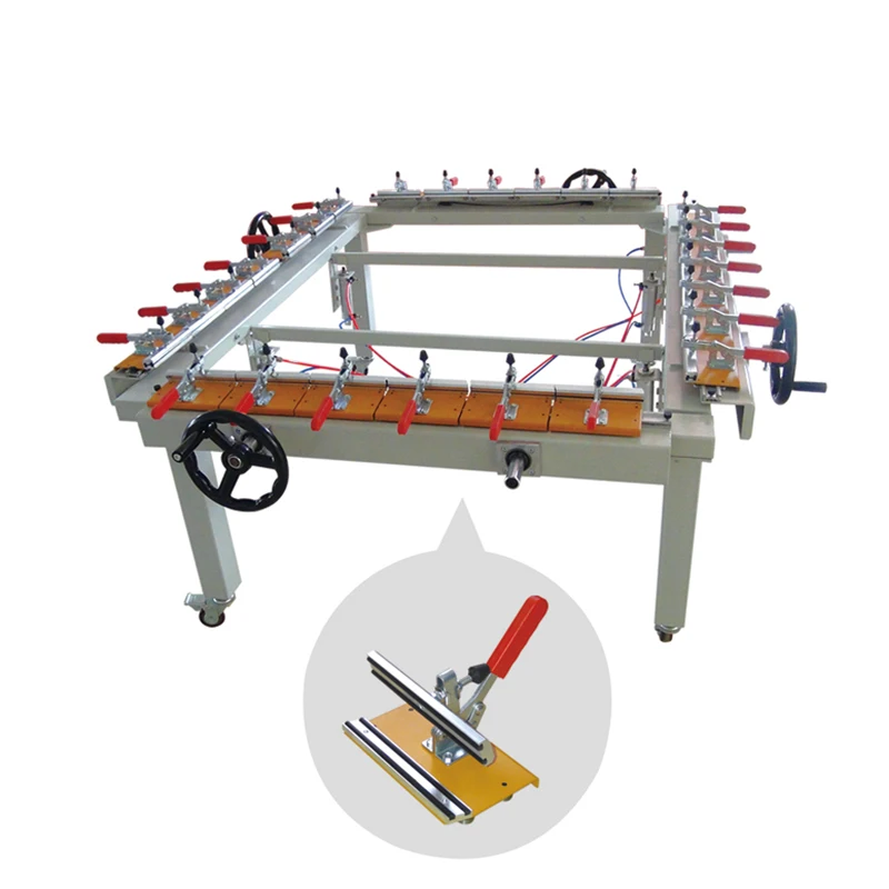 آلة تمديد شبكية يدوية مخصصة TF - مراجعة Screen Printing Frame Mesh وسعره