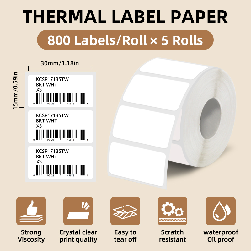 5 لفات من ملصقات الملصقات البي - مراجعة Commercial Label Printing Machine وسعره