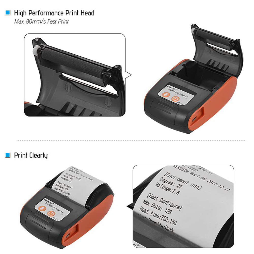 طابعة إيصالات حرارية صغيرة محم - مراجعة Commercial Label Printing Machine وسعره